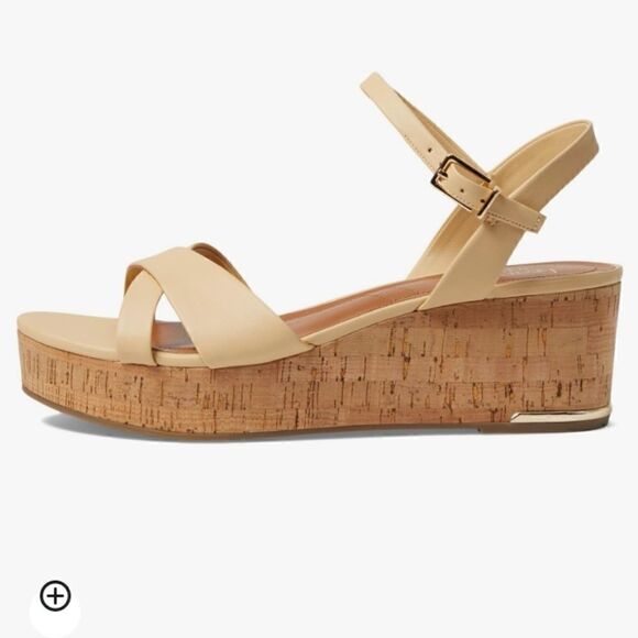 Franco Sarto "Pelma" cork wrapped platform wedge size 11 NWT - Picture 1 of 8